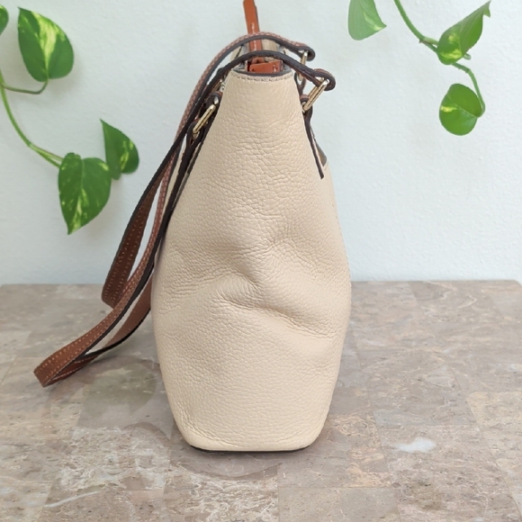 Dooney & Bourke Tan Leather Tote - Picture 3 of 15